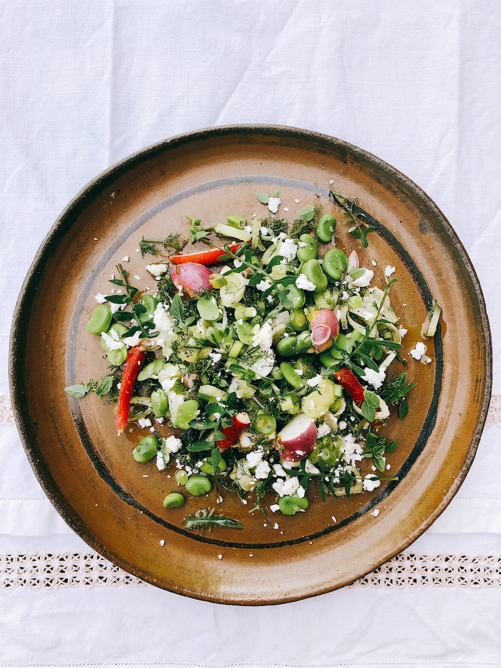 Frühling-Salat-vegetarisch-Fenchel